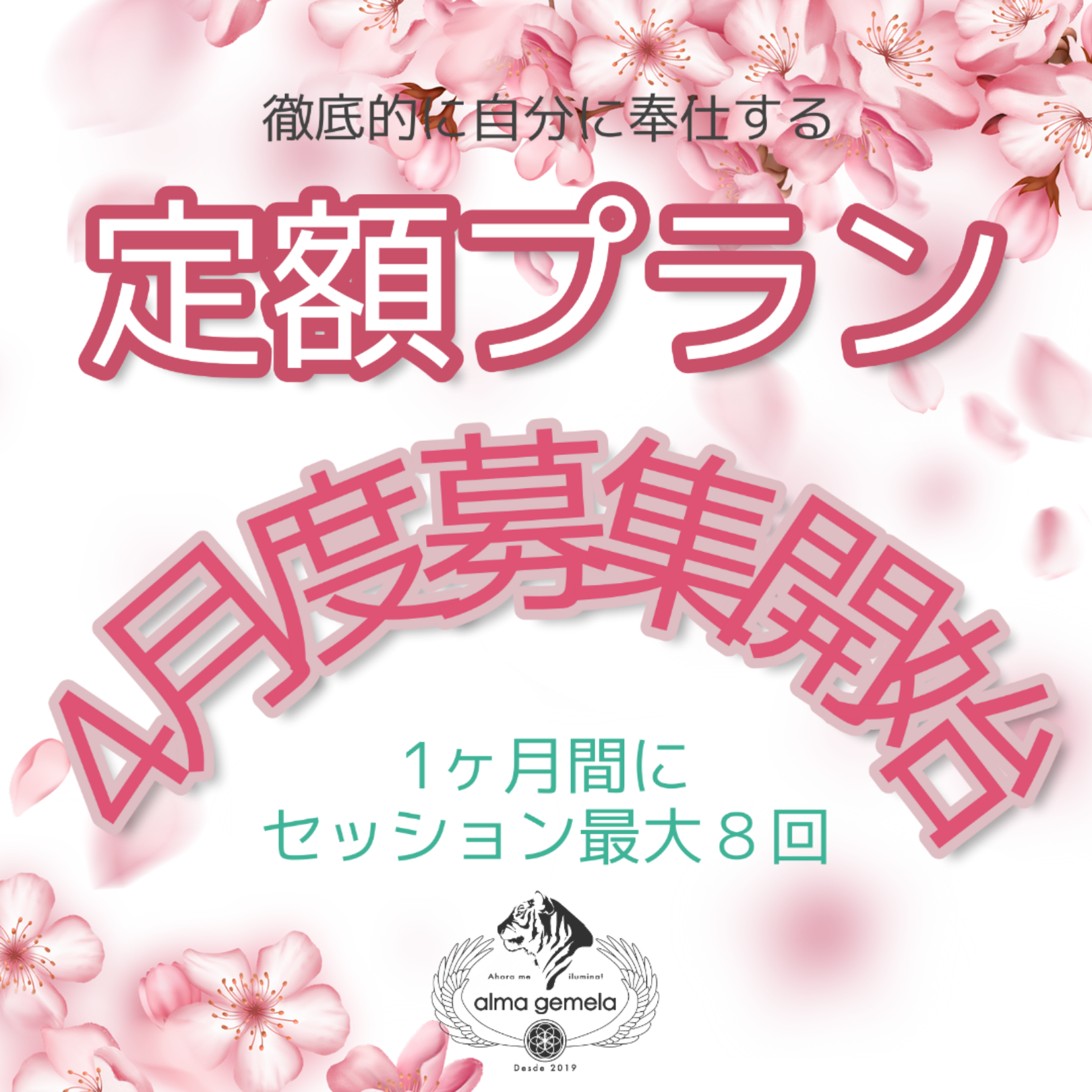 募集開始のお知らせ【2023年4月度】⭐ ヒーリングやリーディングの個人セッションを月8回まで定額で受けられる!